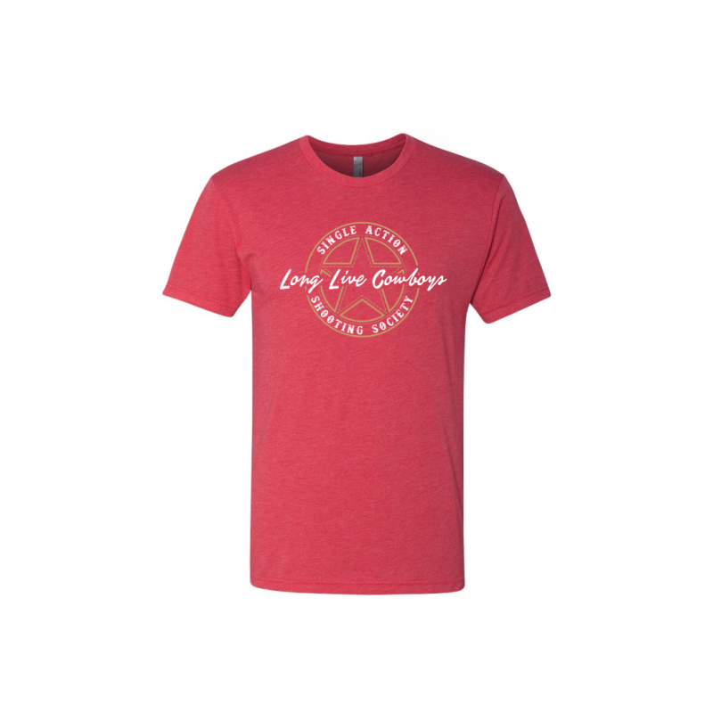 Long Live Cowboys T-Shirt in Vintage Red