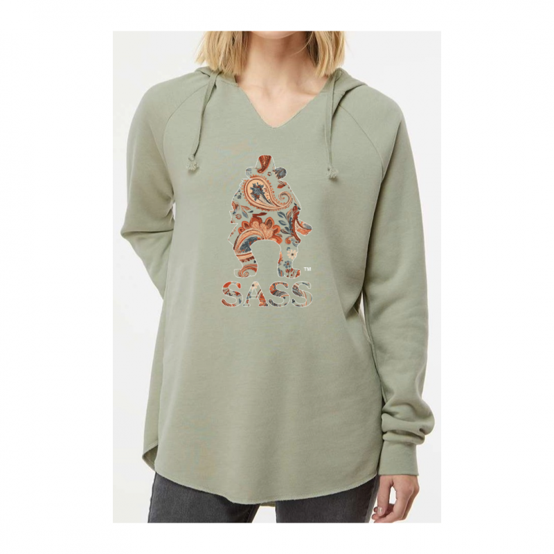 Ladies Sage Paisley SASS Marshal Hoodie