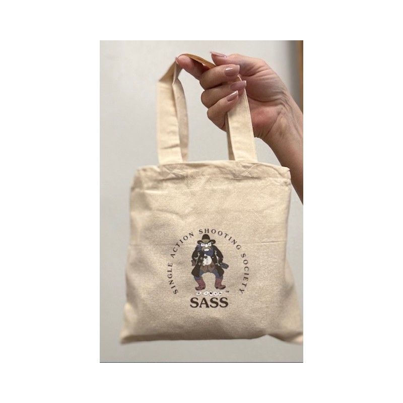 Small Canvas Tote - SASS Marshal Full Color