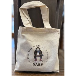 Small Canvas Tote - SASS Marshal Full Color
