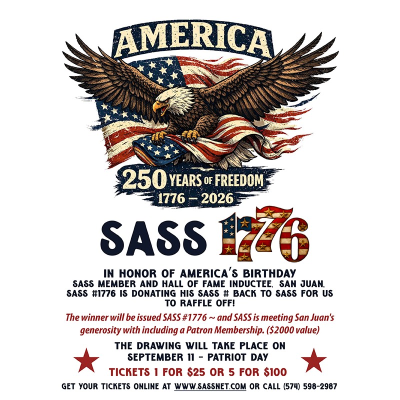 SASS 1776 Raffle